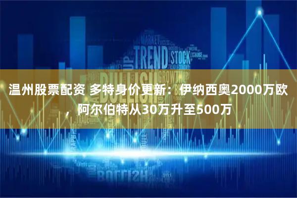 温州股票配资 多特身价更新：伊纳西奥2000万欧，阿尔伯特从30万升至500万